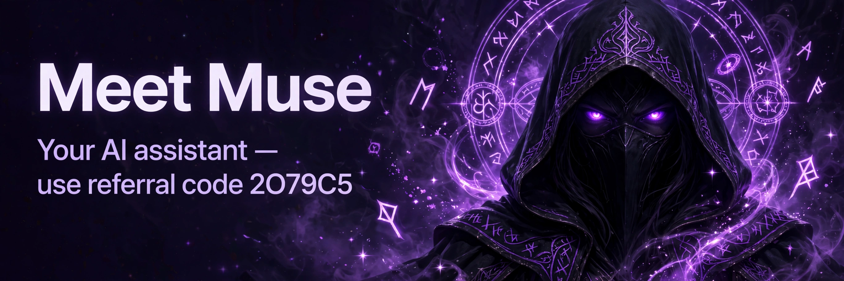 Muse AI — your AI assistant. Use referral code 2O79C5