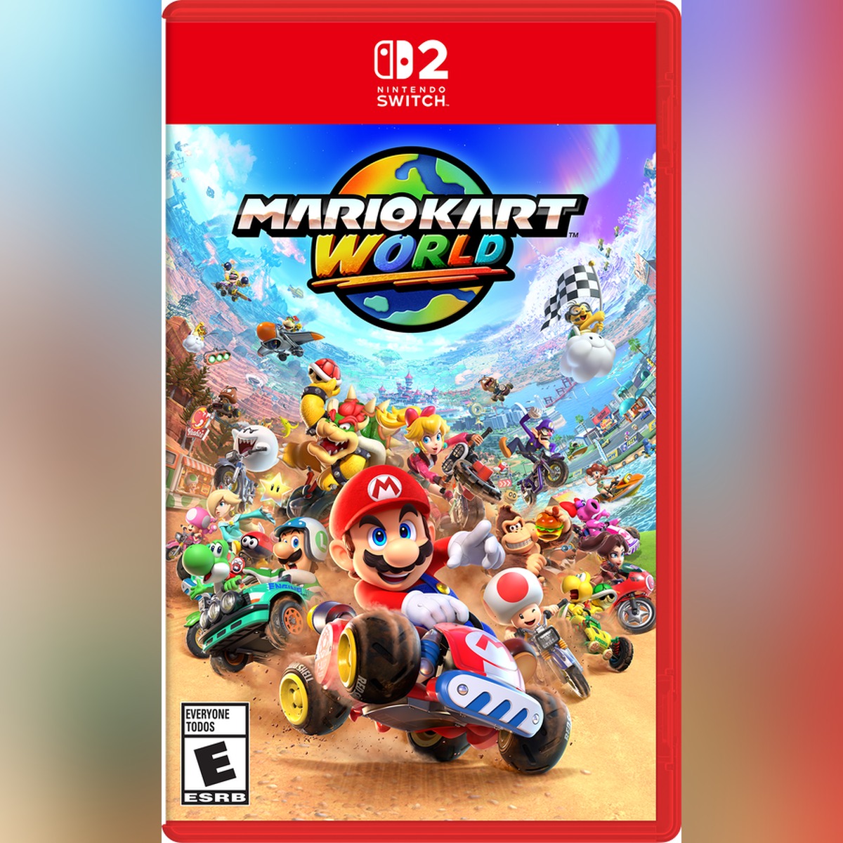 Mario Kart World Nintendo Switch 2 box art