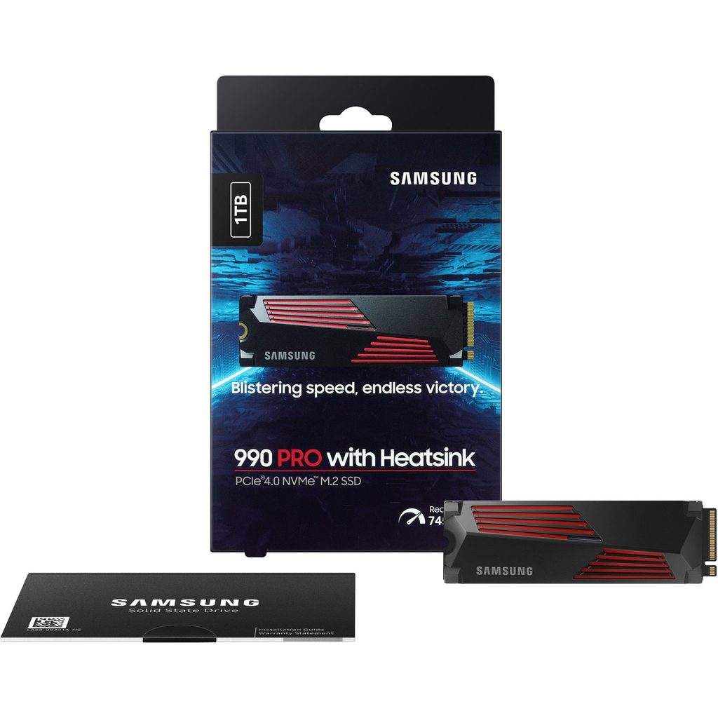 Samsung 990 PRO 1TB SSD with heatsink
