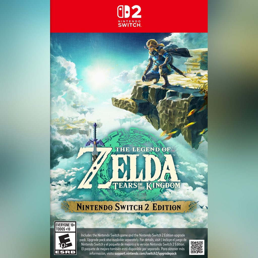 The Legend of Zelda Tears of the Kingdom Nintendo Switch 2 Edition box art